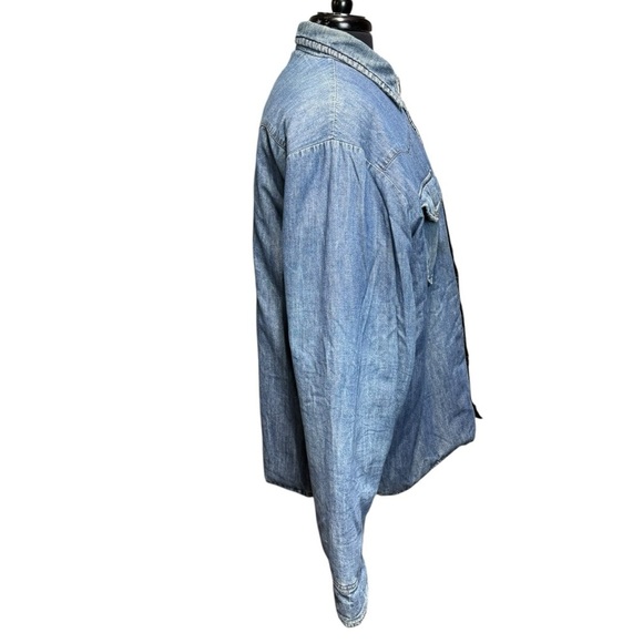 Denim & Supply Insulated Down Feather Denim Jacket Workwear Men’s XL - Picture 3 of 10